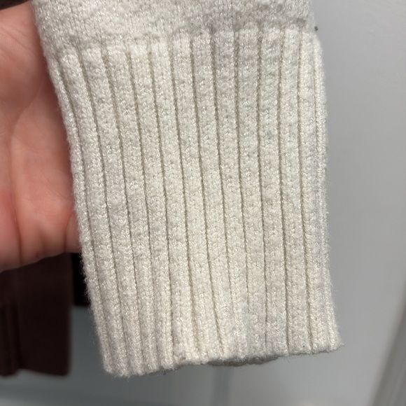 MINE Color Block Long Sleeve Sweater Cardigan Size Small - Picture 7 of 9